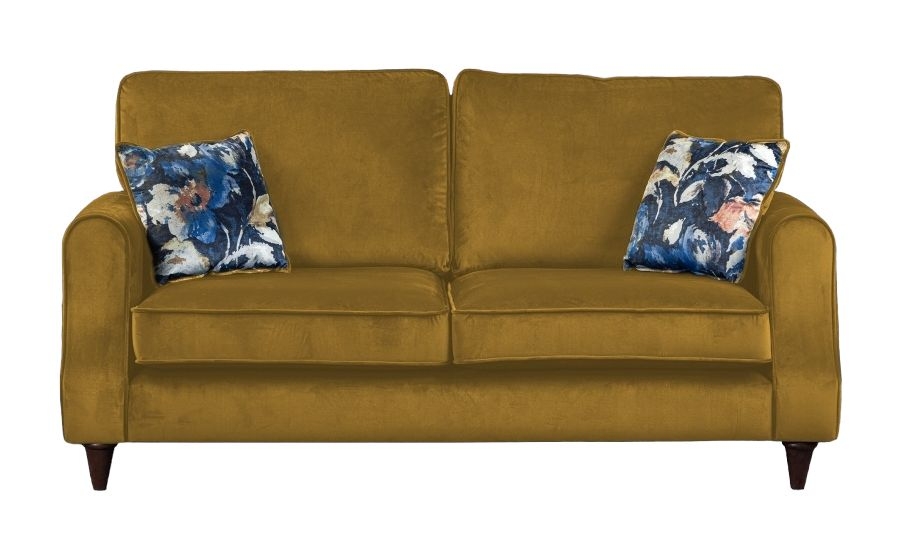 Sweet Dreams Chatsworth Mustard Fabric Sofa