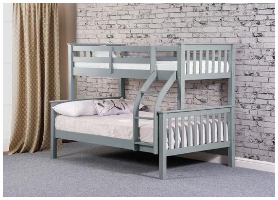 Sweet Dreams Treble Bunk Fabric Bed