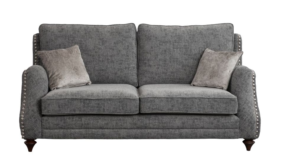 Sweet Dreams Gawthorpe Smoke Fabric Sofa