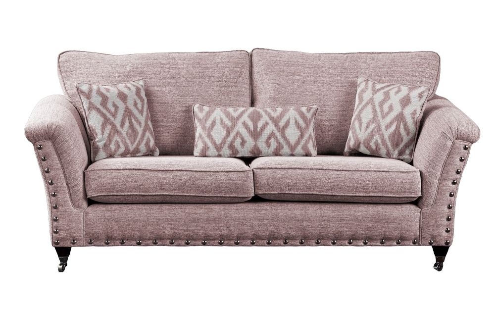 Sweet Dreams Hampton Granada Blush Fabric Standard Back Sofa