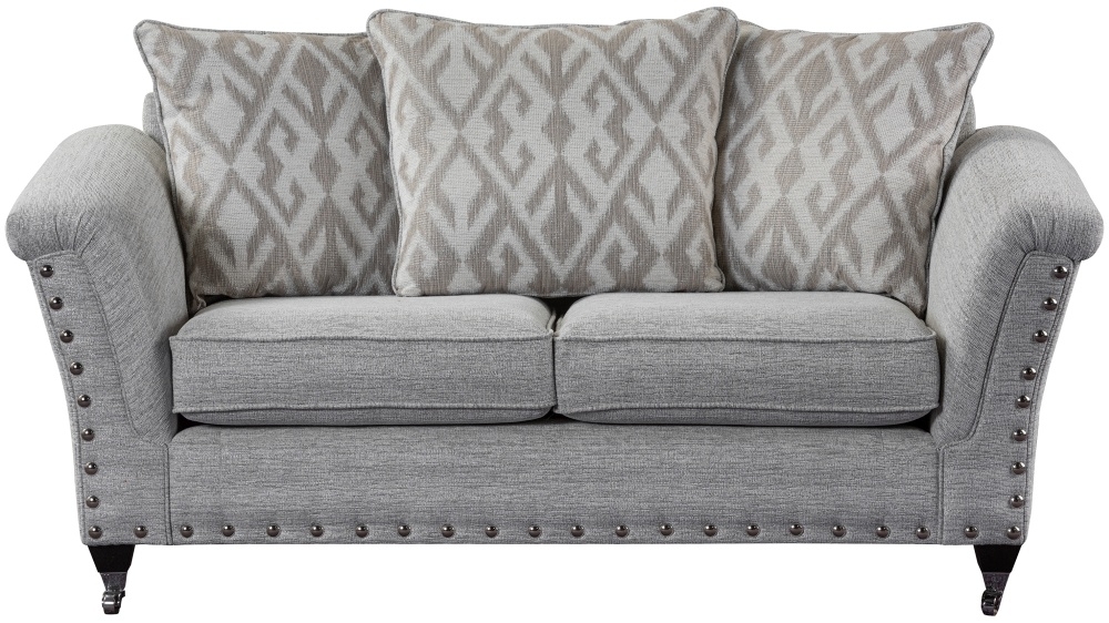 Sweet Dreams Hampton Granada Natural Fabric Scatter Back Sofa