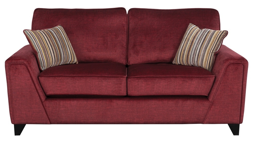 Sweet Dreams Lytham Standard Ruby Fabric Sofa