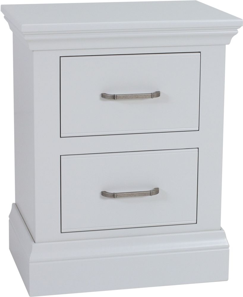 Tch Coelo Painted 2 Drawer Bedside Cabinet