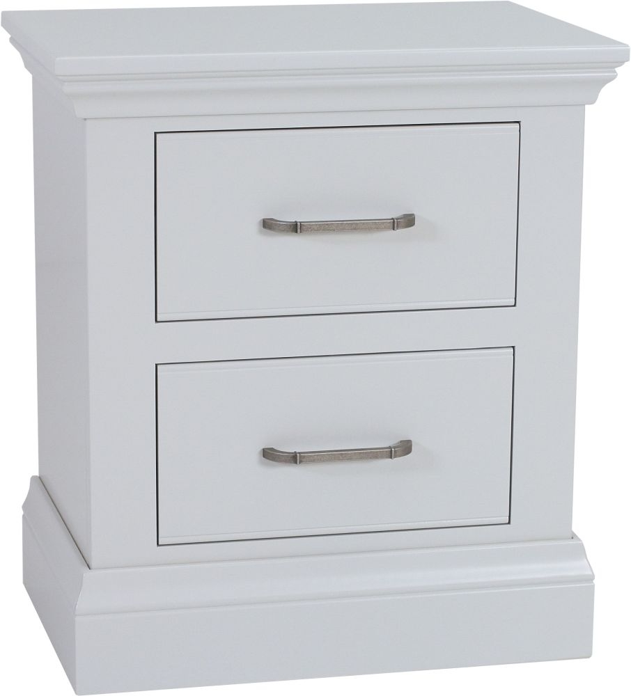 Tch Coelo Painted 2 Drawer Large Bedside Cabinet