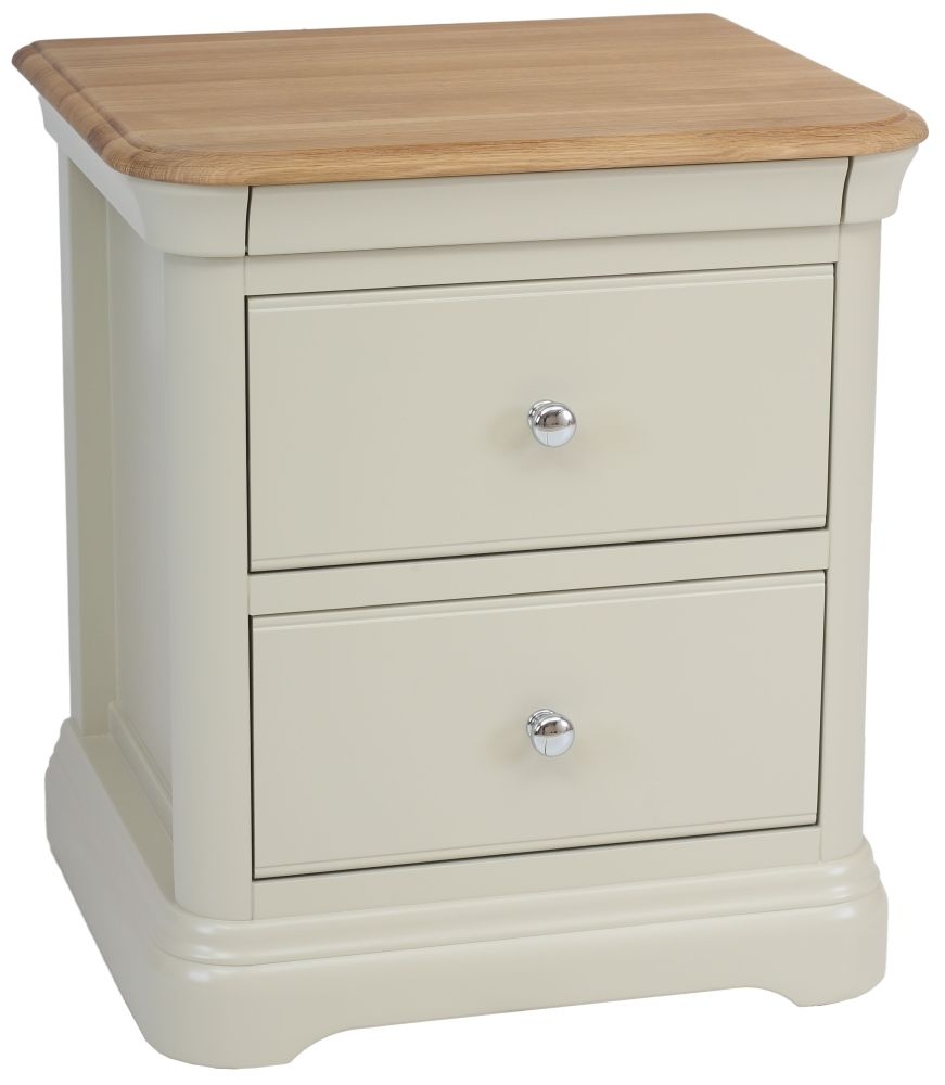 Tch Cromwell Bedside Cabinet Oak And Painted