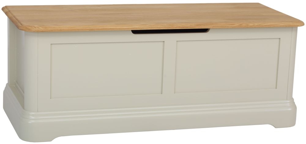 Tch Cromwell Blanket Chest Oak And Painted