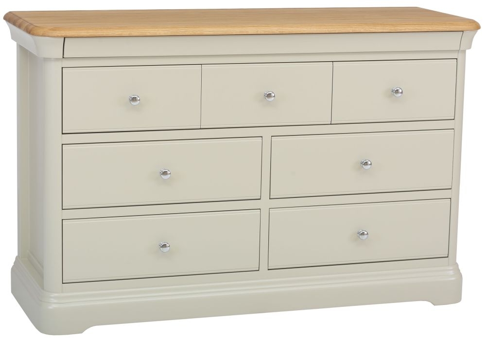 Tch Cromwell 43 Drawer Chest Oak And Painted