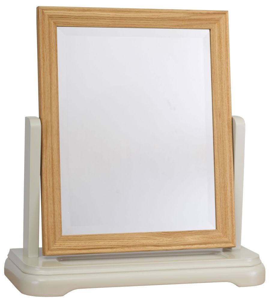 Tch Cromwell Dressing Mirror Oak And Painted