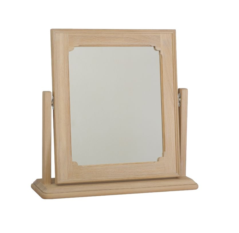 Tch New England Oak Dressing Table Mirror