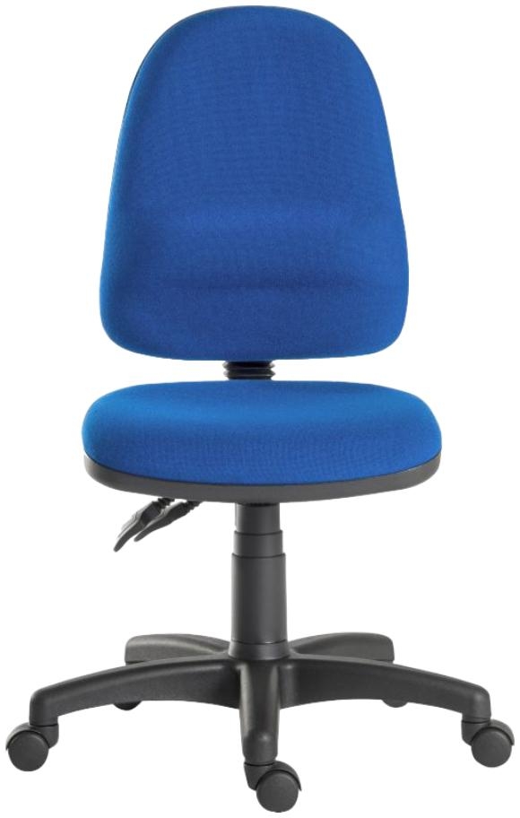 Teknik Ergo Twin Fabric Adjustable Swivel Office Chair Comes In Black And Blue
