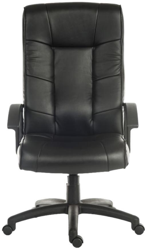 Teknik Gloucester Black Executive High Back Leather Chair