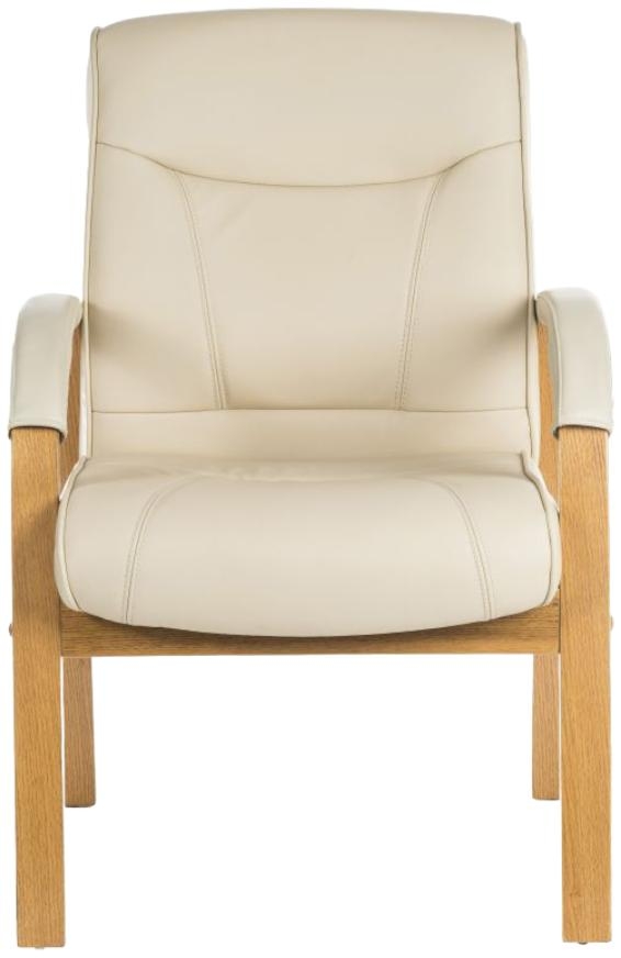 Teknik Knightsbridge Visitor Cream Leather Chair