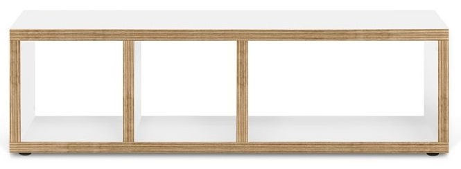 Temahome Berlin White Plywood Edge Tv Unit