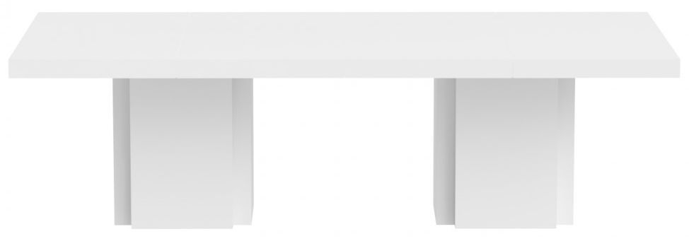 Temahome Dusk White High Gloss 10 Seater Dining Table