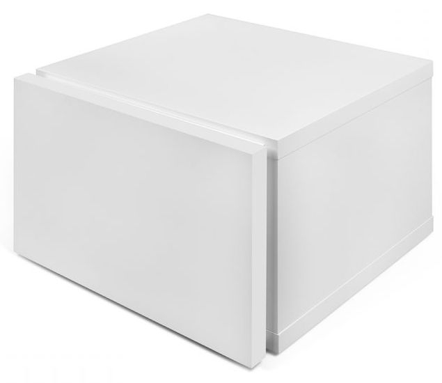 Temahome Float Pure White Bedside Cabinet