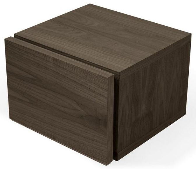 Temahome Float Walnut Bedside Cabinet