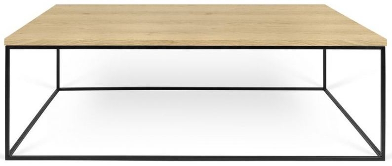 Temahome Gleam Oak And Black Coffee Table