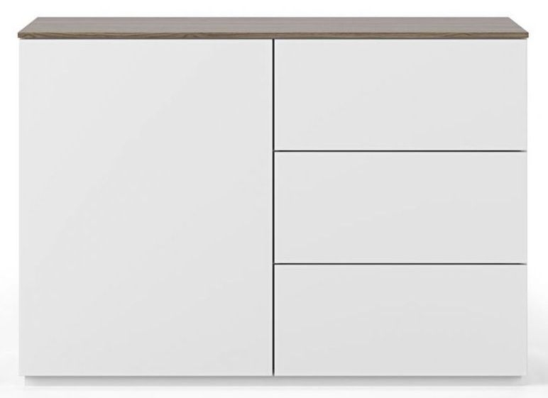 Temahome Join 120h2 White And Walnut Sideboard