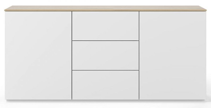 Temahome Join 180h1 White And Oak Sideboard