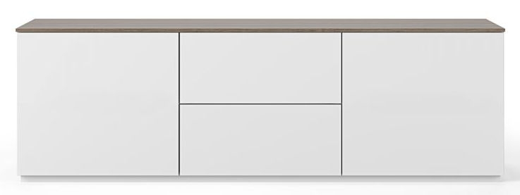 Temahome Join 180l1 White And Walnut Sideboard