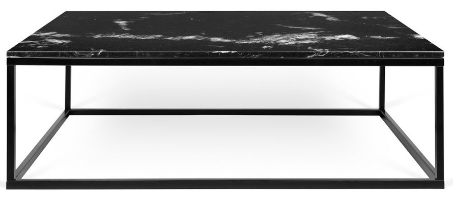 Temahome Prairie Black Marquina Marble Coffee Table