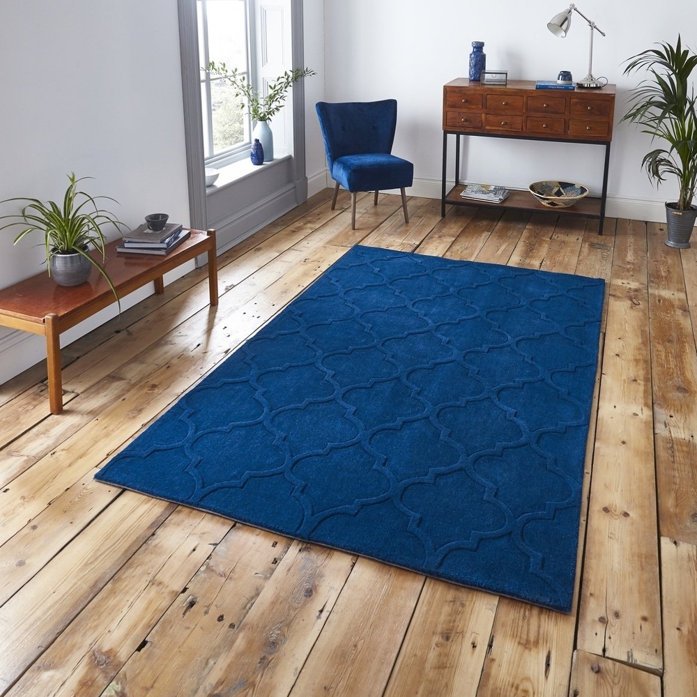 Hong Kong Navy Rug 8583