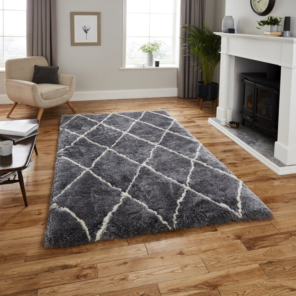 Morocco Grey And Cream Rug 2491