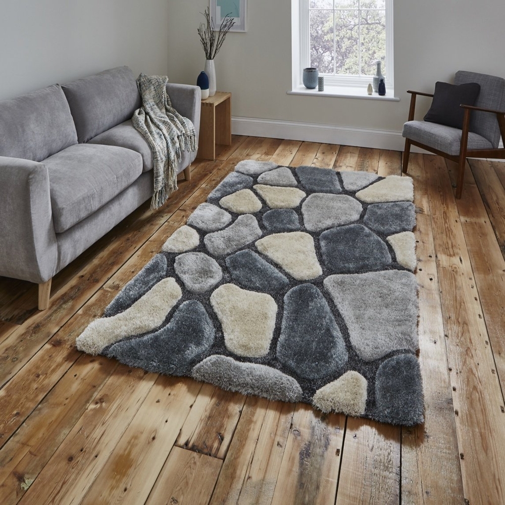 Noble House Grey And Blue Rug Nh5858