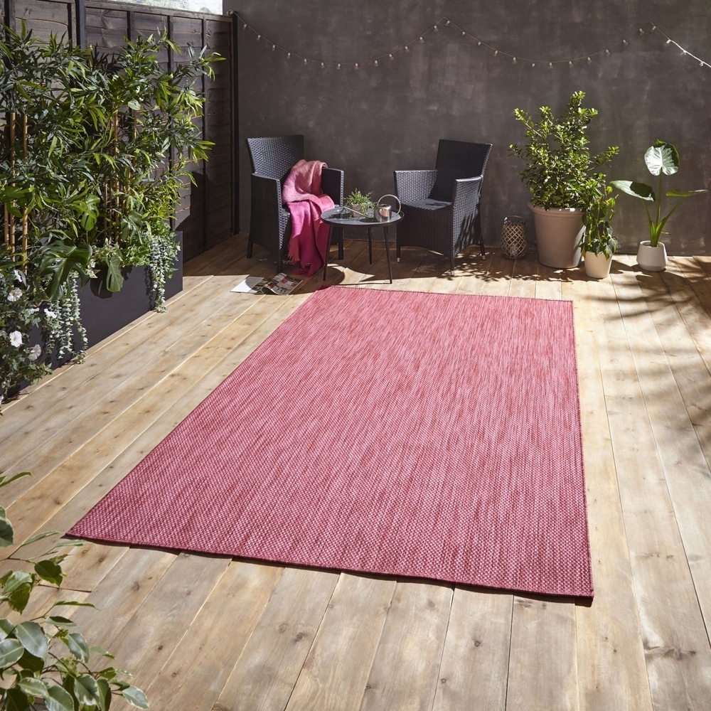 Pop Outdoors Red Rug