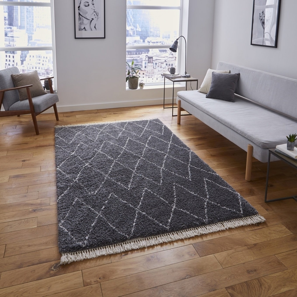 Boho Grey Rug 8280