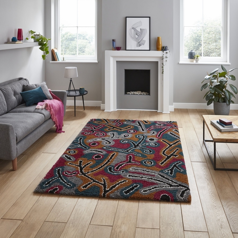 Royal Nomadic Dark Multi Colored Rug A641