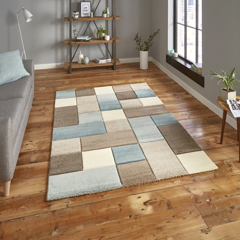 Brooklyn Beige And Blue Rug 646