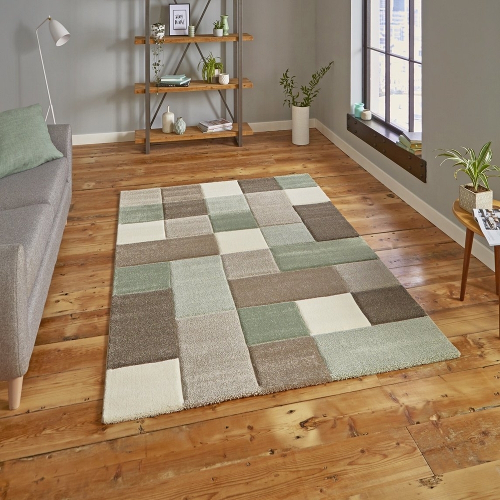 Brooklyn Beige And Green Rug 646