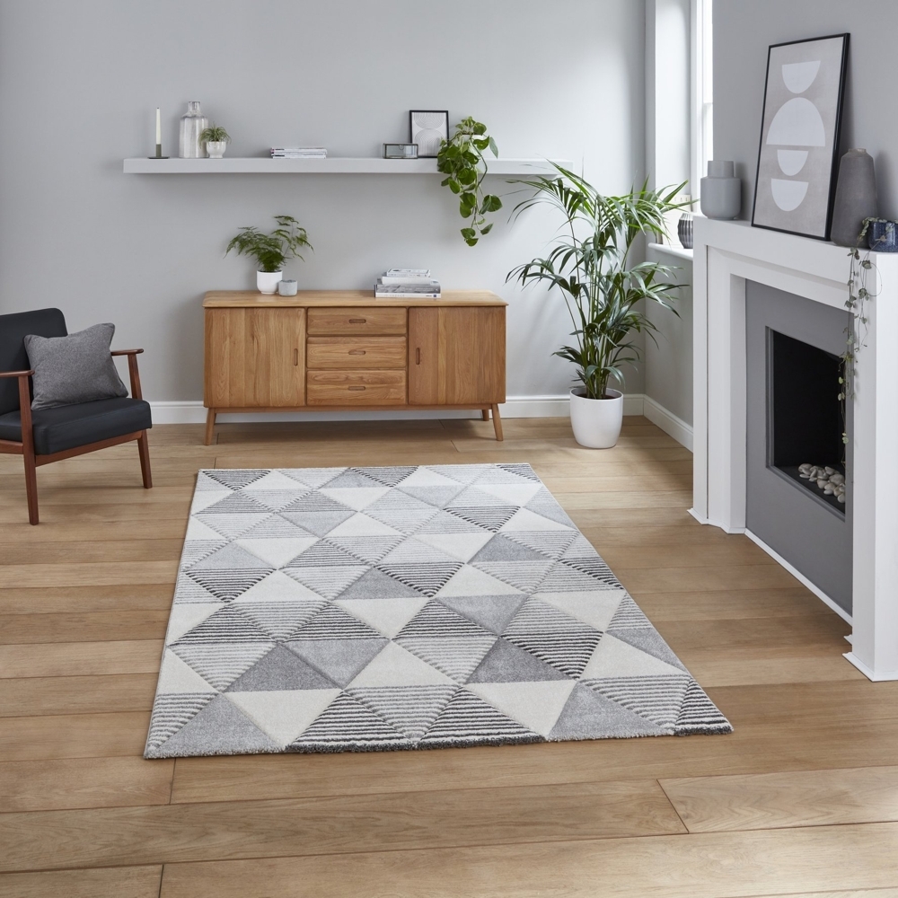 Brooklyn Grey And Beige Rug Brk15