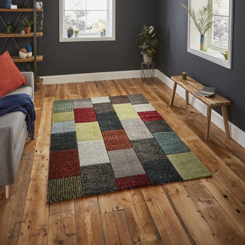 Brooklyn Grey And Multi Colored Rug 21830