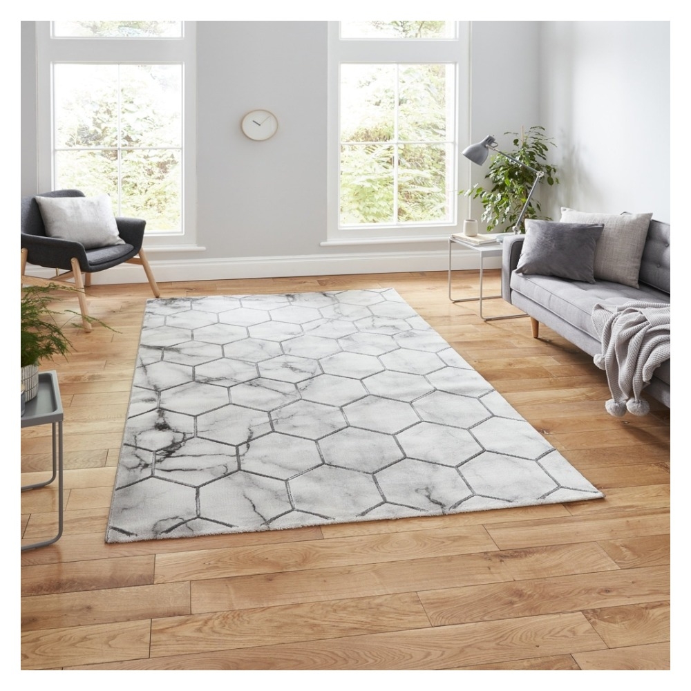 Craft Grey And Silver Rug Ng719