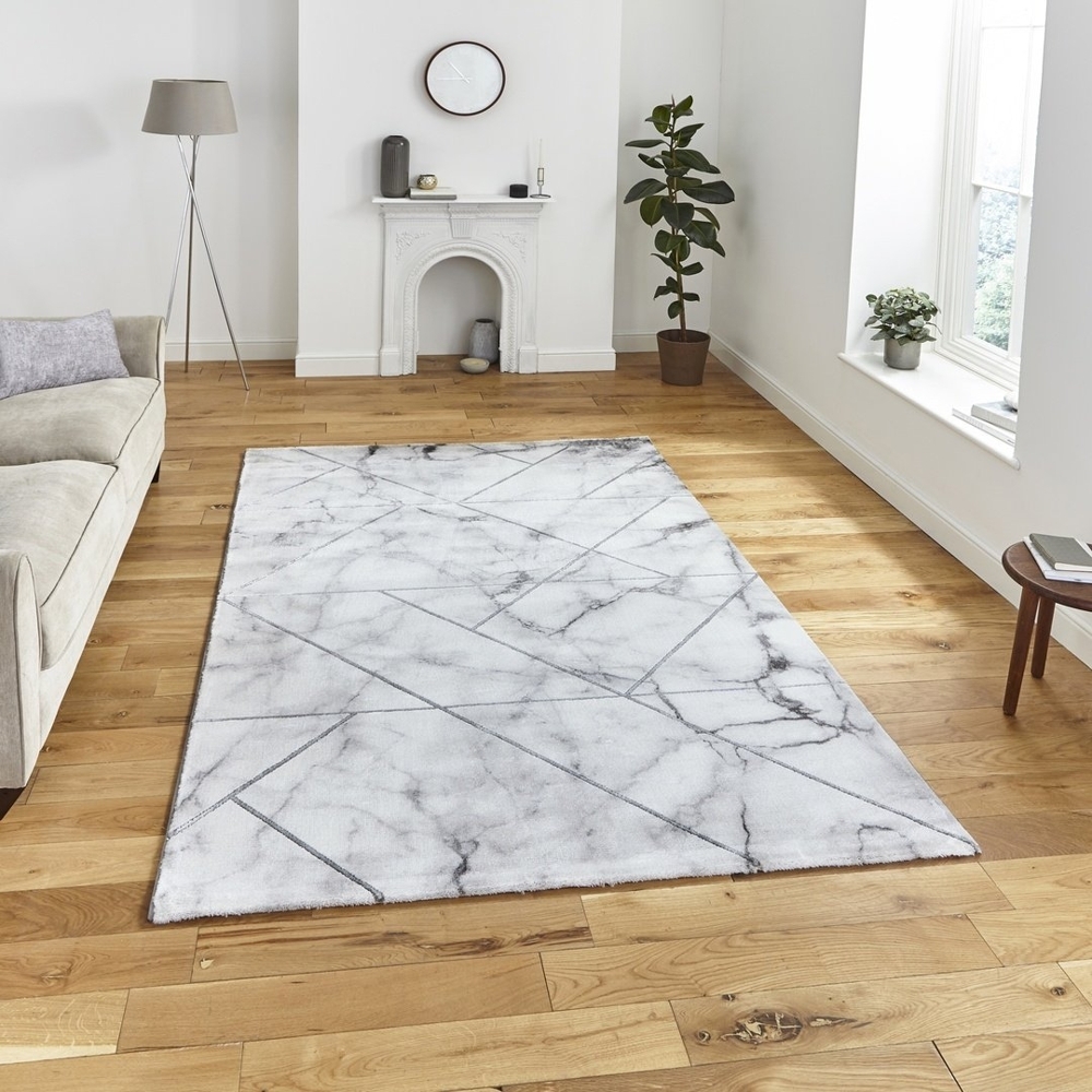 Craft Ivory And Silver Rug 23299