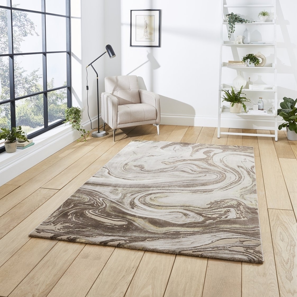 Florence Beige And Gold Rug 50031