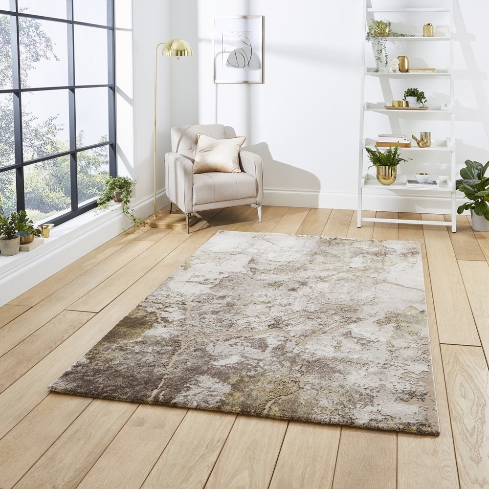 Florence Beige And Gold Rug 50032