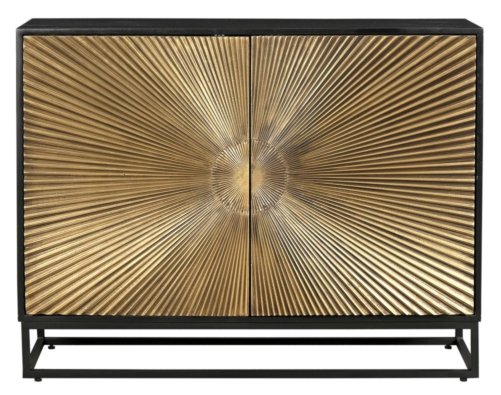 Luxe Gold Starburst Sideboard