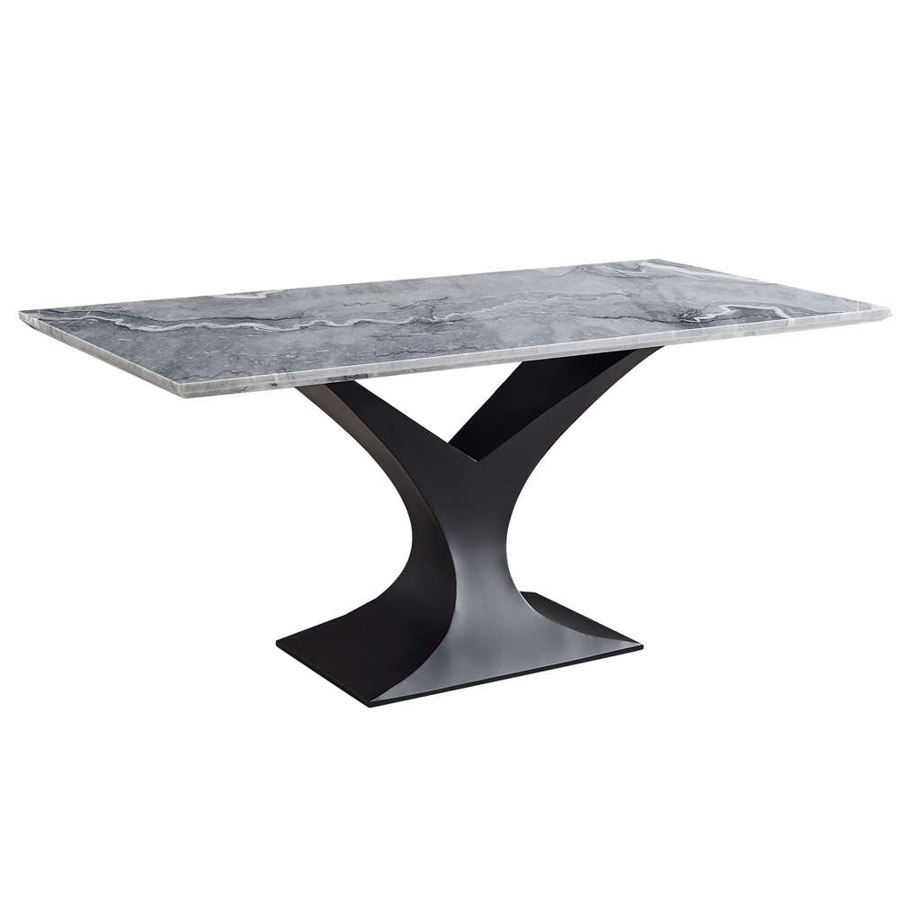 Chaplin Grey Natural Marble Dining Table 200cm