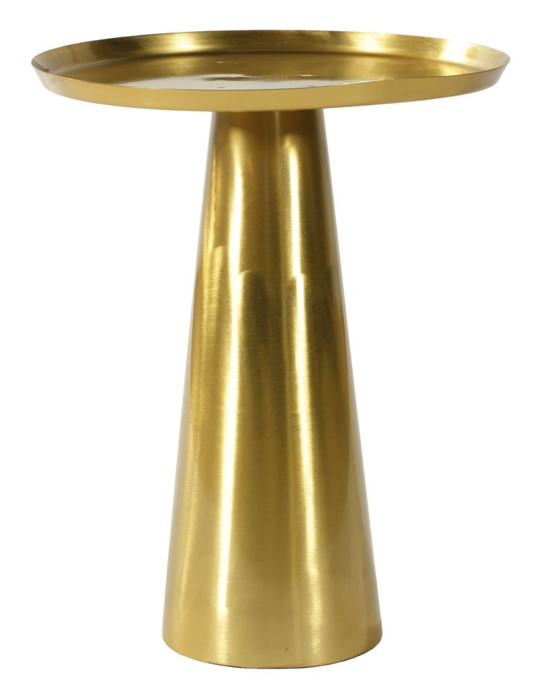 The Glam Home Gold Round Side Table