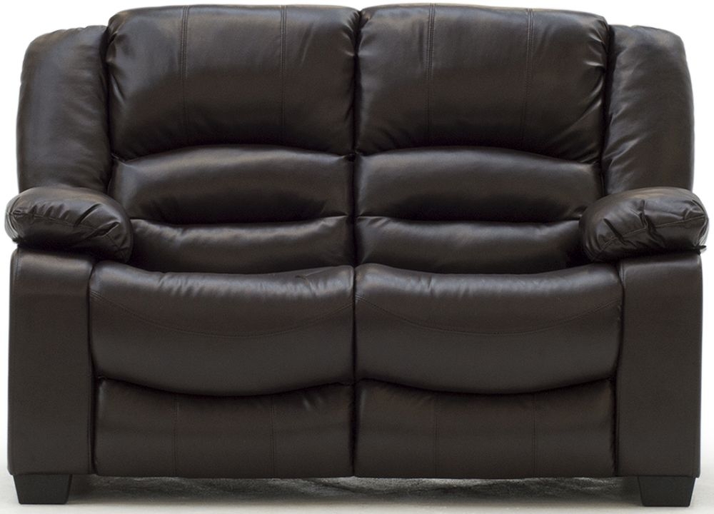 Vida Living Barletto Brown Faux Leather 2 Seater Sofa