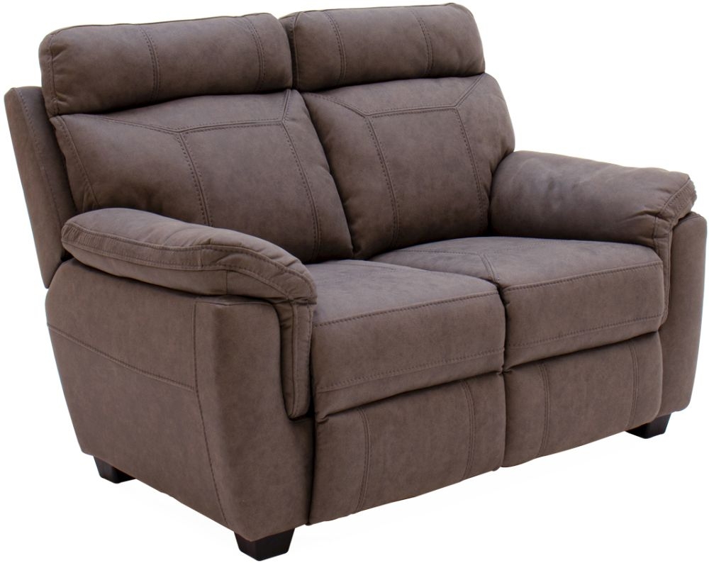 Vida Living Baxter Brown Fabric 2 Seater Sofa