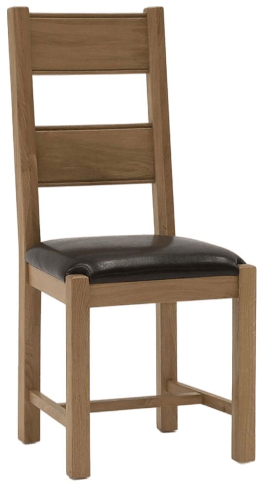 Vida Living Breeze Oak Brown Dining Chair Sold In Pairs