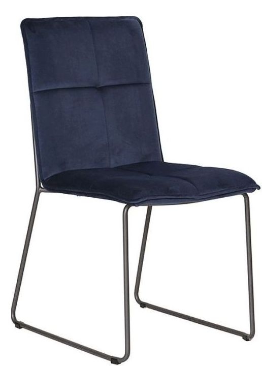 Vida Living Soren Blue Velvet Dining Chair Set Of 4