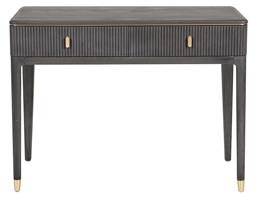 Diletta Brown Ebony 2 Drawer Dressing Table