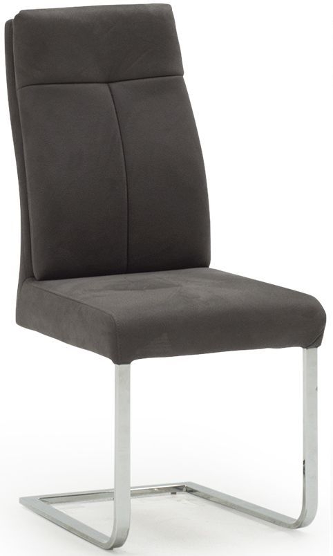 Vida Living Donatella Grey Fabric Dining Chair Sold In Pairs