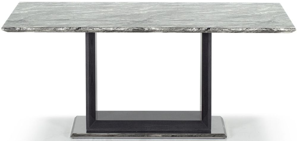 Vida Living Donatella 180cm Grey Marble Dining Table