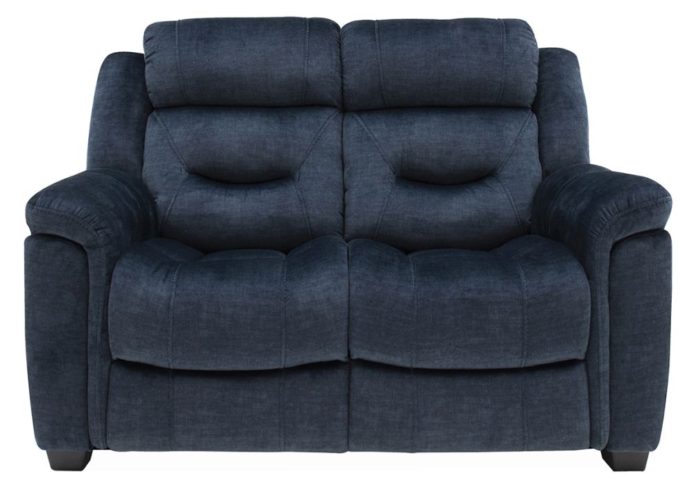 Vida Living Dudley Blue Fabric 2 Seater Sofa